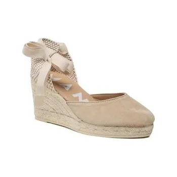 Dámské polobotky Espadrilky Manebi Low Wedge Espadrilles M 1.1 WL Béžová 39