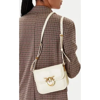 Kabelka Kabelka PINKO Love Box Bag Fl Mini PE 25 PLTT 104297 A26J Écru OS