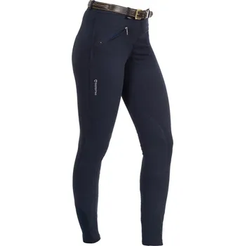 Jezdecké kalhoty Dámské jezdecké rajtky EQUESTRO Selene Navy 40