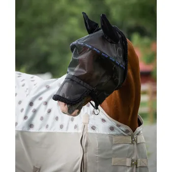 Koňská maska proti hmyzu Maska proti hmyzu s výztuhou Horze S