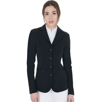 Jezdecké sako Dámské závodní sako Equestro Logo černá L