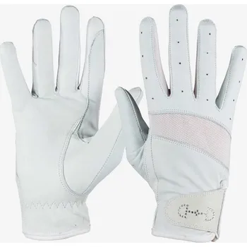 Jezdecké rukavice Jezdecké rukavice HORZE Mesh bílá 8