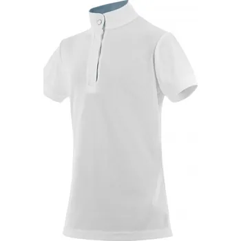 Dětské závodní triko EQUITHEME Betty Bílá 14 let