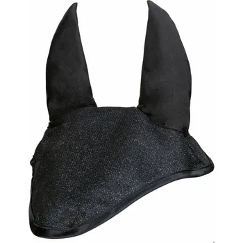 Koňská maska proti hmyzu Čabraka pro koně HKM Glitter Mesh Style šedá FULL