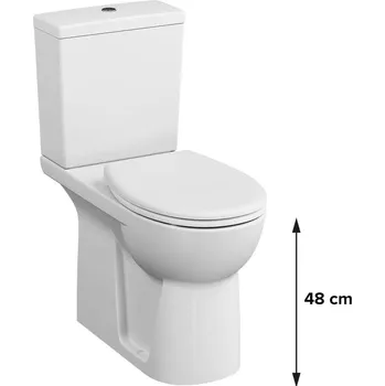 Klozet WC kombi zvýšené včetně sedátka Vitra Conforma vario odpad CONFSET5816