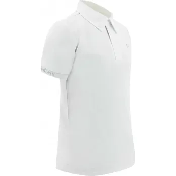 Vybavení pro jezdce Dětské závodní triko EQUITHÈME Wellington Bílá 14 let