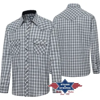 Pánská westernová košile OKLAHOMA S