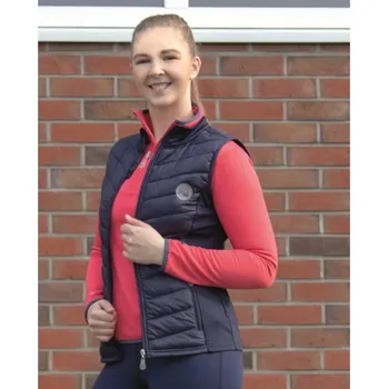 Jezdecká vesta HKM Basel Style Černá/rose gold S