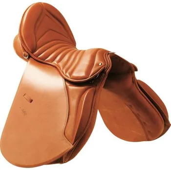 Jezdecké sedlo Trekingové sedlo Zaldi Černá 17,5"