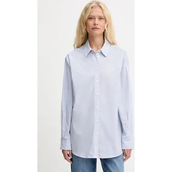 Pánská košile Bavlněná košile Guess LAURIANE W5YH47.WHD10 modrá 55X, vel. L