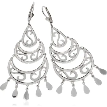 Náušnice Zlatnictví Helios Orientální náušnice ze stříbra