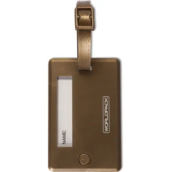 Příslušenství k zavazadlu WORLDPACK Jmenovka na zavazadlo Address Tag Gold