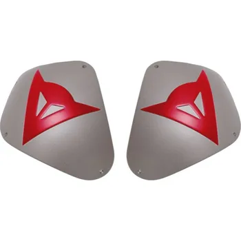 Auto-moto Dainese Dainese KIT SHOULDER SPORT ALU výměnné kovové ramenní kryty ervené/aluminium Červená