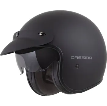 Helma na motorku Cassida Moto přilba Oxygen Solid 2.0 černá matná/tmavě šedá (Velikost: XXL (63-64))