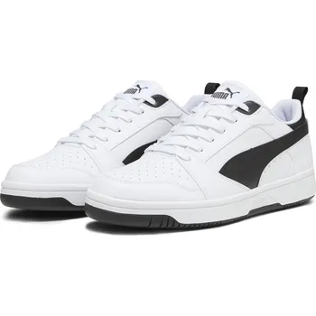 Pánské tenisky PUMA Unisex tenisky Rebound V6 Low PUMA 37,5 BÍLÁ|ČERNÁ