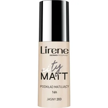 Make-up Lirene City Matt Fluid Smoothing Bright - Matující fluidní make-up s vyhlazujícím efektem 30 ml - 203