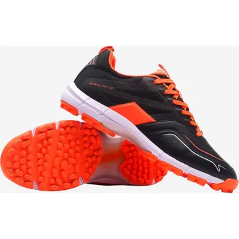 Dětská běžecká obuv GRAYS Dětské boty na pozemní hokej Stealth 1.0 na šněrování 36 ORANŽOVÁ|ČERNÁ