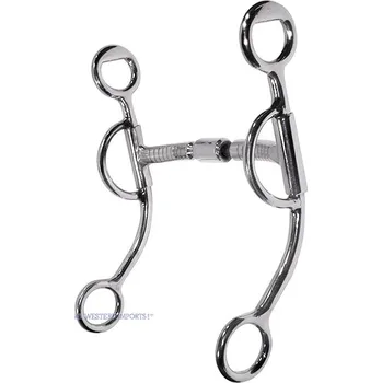 Udidlo pro koně Westernová páka Billy Allan s krátkými rameny WESTERN IMPORTS 5,5"