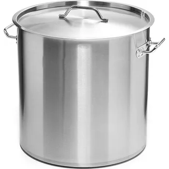 Hrnec Nerezový vysoký hrnec s poklicí – objem 71 litrů