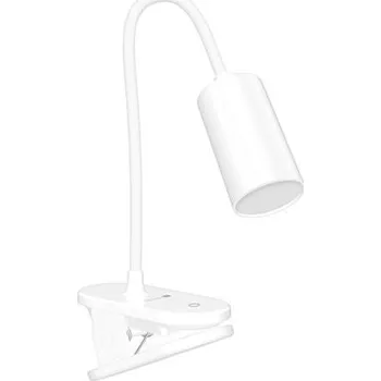 Lampička CONNECT IT CLIP 2 stolní Led lampička s klipem, baterie,USB-C, BÍLÁ