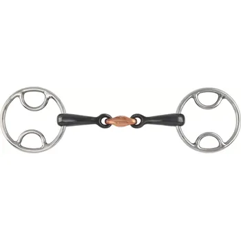 Udidlo pro koně Udidlo stihlo vícetypové 2x lomené Shires Sweet Iron 16mm 5"