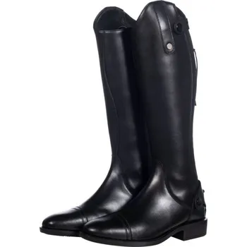 Jezdecká obuv Jezdecké boty HKM Julie Kids dlouhé/extra úzké Černá 36