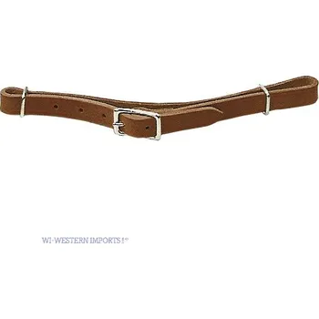 Vybavení pro koně Westernový podbradní řemínek WESTERN IMPORTS Tmavě hnědá