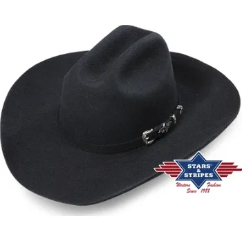 Vybavení pro jezdce Westernový klobouk Houston Černá 57