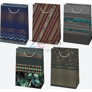 Dárková taška Taška papírová dárková 29x40x12 cm (lak) - grafika (mix)