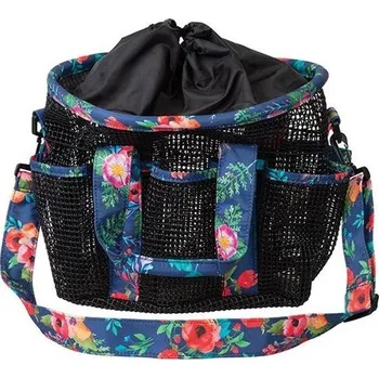 Čištění pro koně Síťovaná taška na čištění WEAVER Vínová/černá