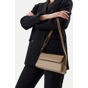 Kabelka Kabelka Calvin Klein Jeans Belted Small Shoulder Bag LV04K3110G Béžová OS