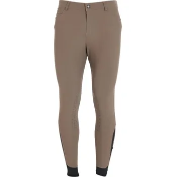 Jezdecké kalhoty Pánské rajtky EQUESTRO SLIM FIT 44 Oříšková