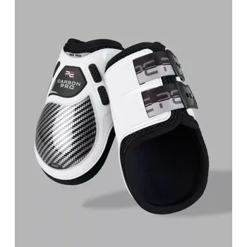 Ochrana nohy a ocasu Zadní chrániče Premier Equine Carbon Pro S Bílá