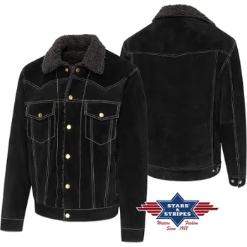 Pánská westernová bunda HUNTER black M