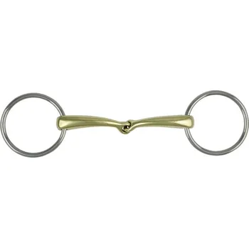 Udidlo pro koně Udidlo stihlo 1x lomené Metalab German Copper 16mm 14,5 cm