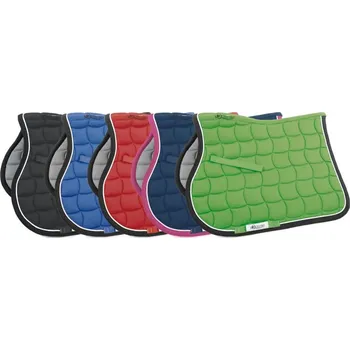 Podsedlová dečka EQUESTRO White trim Navy