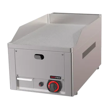 Kuchyňský gril Grilovací deska 32x48 plynová durable chrom hladká stolní | REDFOX - FTHC 30 G