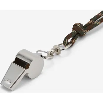 Píšťalka pro rozhodčího SOLOGNAC Kovová píšťalka na psa ŠEDÁ