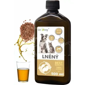 Krmivo pro koně Dromy Lněný olej 3l