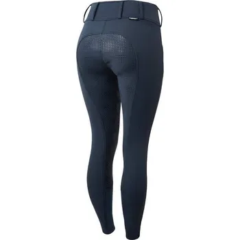 Jezdecké kalhoty Dámské jezdecké rajtky HORZE Grand Prix thermo Softshell Silicone FS Modrá 42