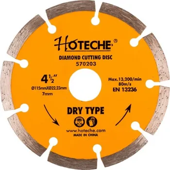 Řezný kotouč Diamantový řezný kotouč 115 mm, segmentový - HT570203