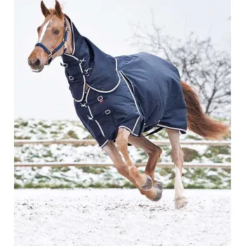 Deka pro koně Výběhová deka s odnímatelným krkem B Vertigo 250g 165 cm