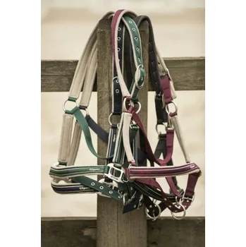 Jezdectví Ohlávka LAMI-CELL ELEGANCE Modrá PONY