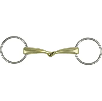 Udidlo pro koně Udidlo stihlo 1x lomené Metalab German Copper 21mm 13,5 cm