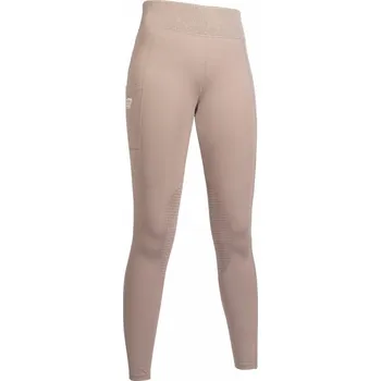 Jezdecké kalhoty Jezdecké legíny HKM Lavender Bay kneegrip Taupe 40/ 42