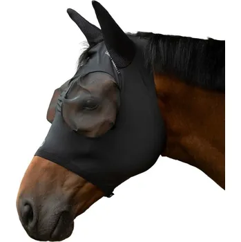 Koňská maska proti hmyzu Maska proti hmyzu HKM ​​-Amalfi- Černá PONY