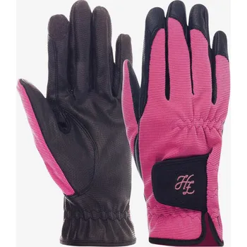 Jezdecké rukavice Jezdecké rukavice Horze Shona Růžová/černá 6
