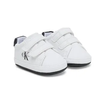 Oblečení a móda Sneakersy Calvin Klein Low Cut Velcro Sneaker V0B9-83145-1582 Bílá 17