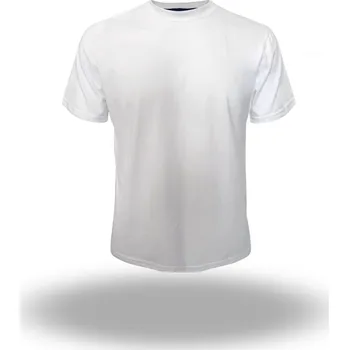 Pánské tričko FANNIFEN Pánské bílé tričko s krátkým rukávem LT501 Barva: Bílá, Velikost: L