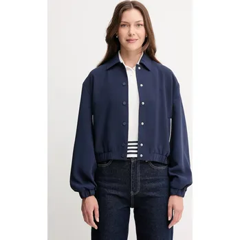 Pánská větrovka Bunda United Colors of Benetton tmavomodrá barva, přechodná, 20A6DN085 59X, vel. L